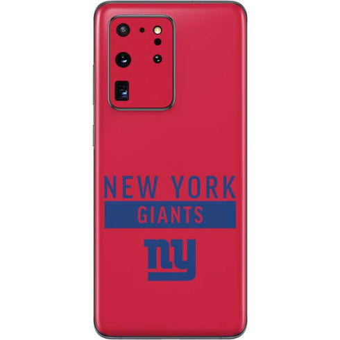 NFL New York Giants Red Performance Series Galaxy S20 Ultra 5G Skin